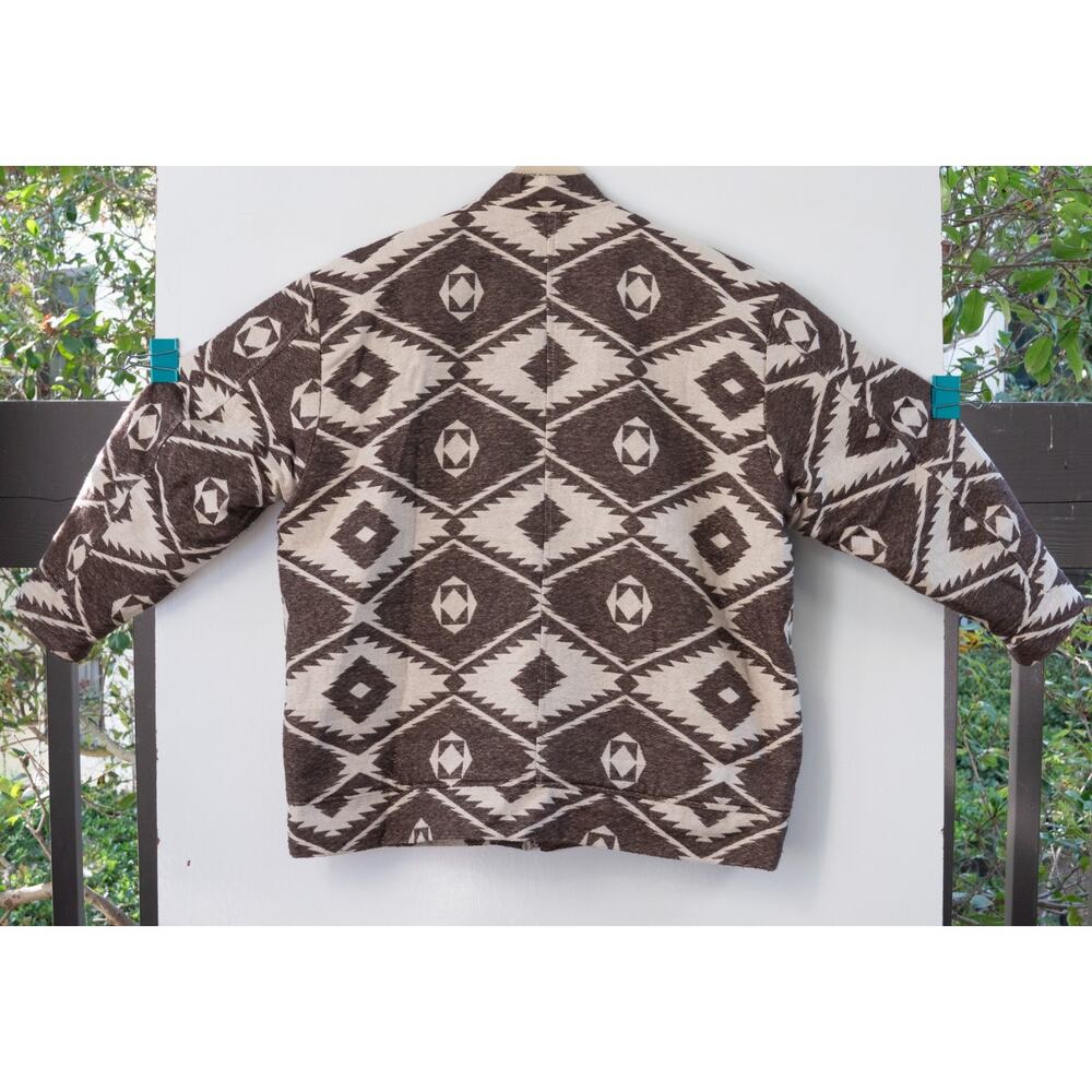 MariaCher Maria Cher. Aztec Quilted Lined‎ Jacket Size Medium - Picture 5 of 9